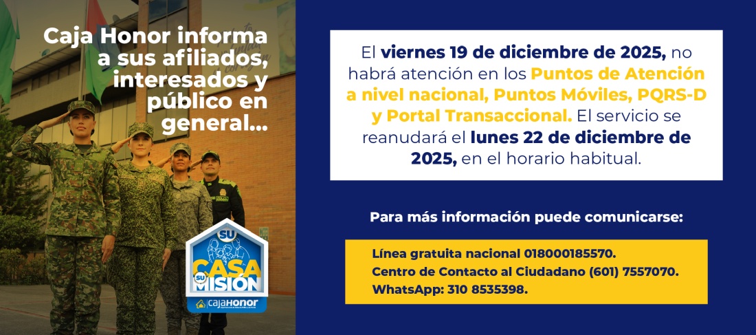 Atención servicio dic 2025 Navidad